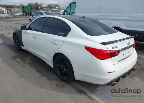 2017 Infiniti Q50 3.0T Premium z USA, uszkodzony, nr VIN JN1EV7AR3HM835630